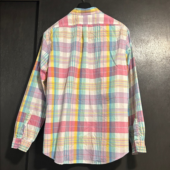Ralph Lauren Pastel Plaid Button-Down Shirt - Picture 3 of 3